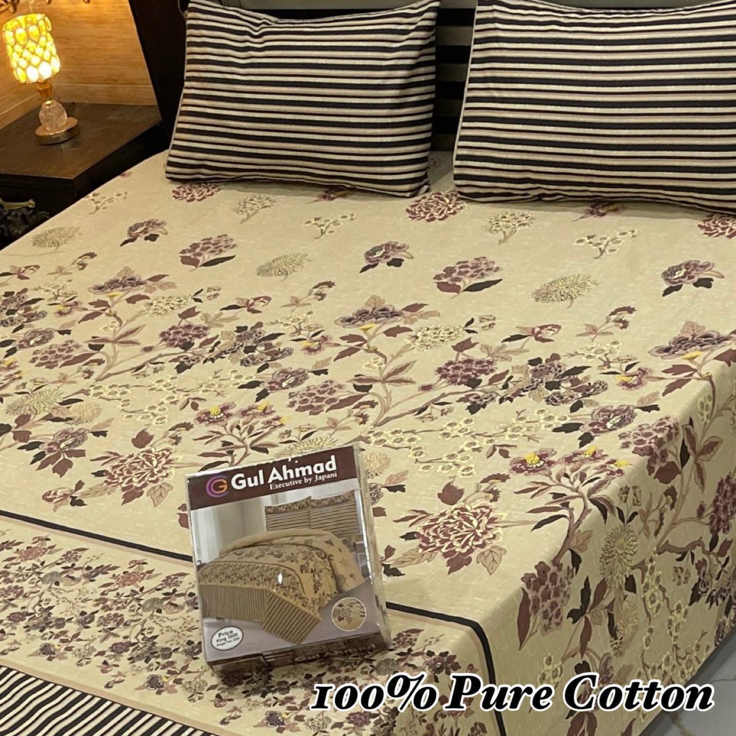 100% Pure Cotton Bedsheet