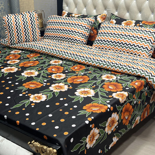Black Color Bed Sheet