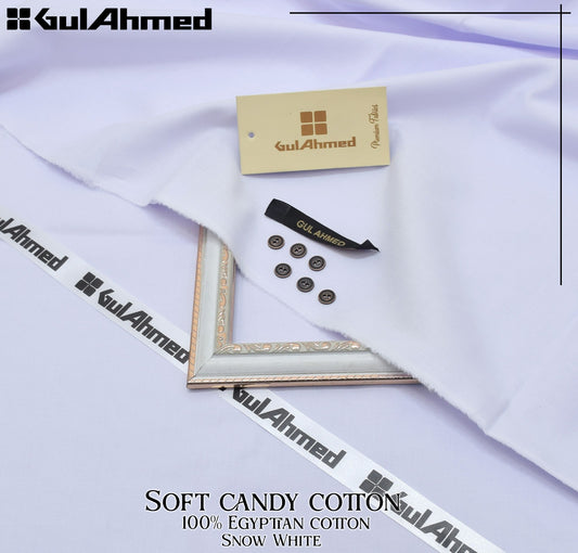 White Color Gul Ahmed Soft Cotton