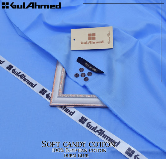 Sky Blue Color Gul Ahmed Soft Cotton