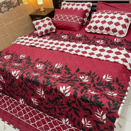 Dark Pink Bed Sheet