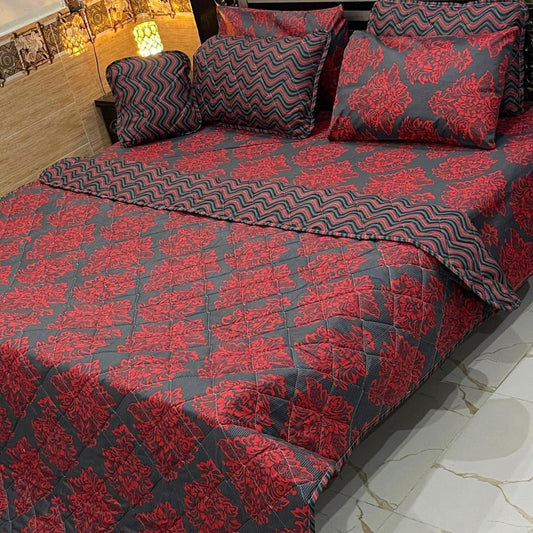Red Chocolate Bed Sheet
