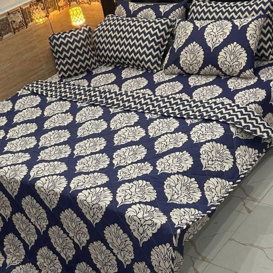 White Leaf Bed Sheet