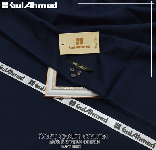 Navy Blue Color Gul Ahmed Soft Cotton