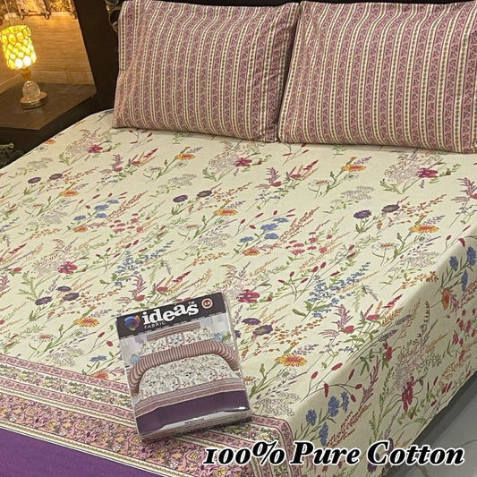 100% Pure Cotton Bedsheet