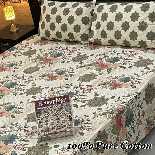 100% Pure Cotton Bedsheet