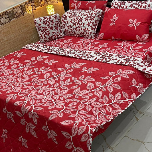Red Bed Sheet