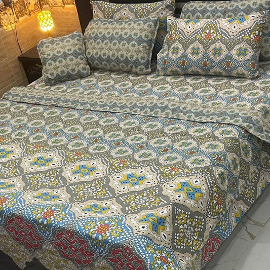 Multi Color Bed Sheet