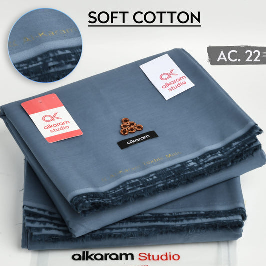 Blue Color Soft Cotton By Al-Karam